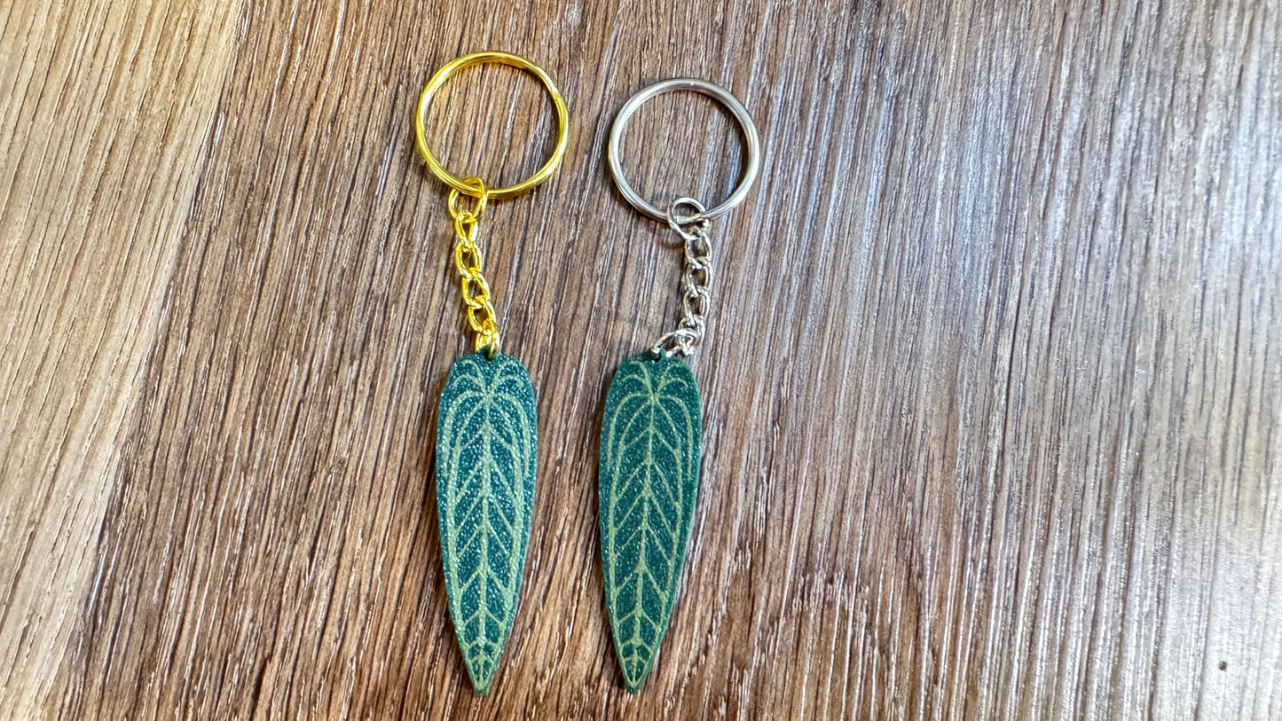 Plant Leaf Keychains